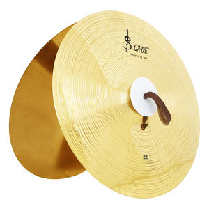 Cymbales en alliage SLADE, ensemble de gongs et de cymbales dorés, cymbales professionnelles MD130, grand tambour à vent en cuivre - Product Image 6