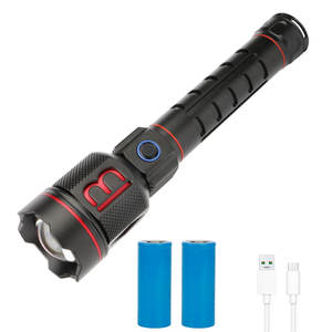 לוגו מותאם אישית מקצועי lm בהירות 1000 lm הוביל טקטי פנס כוח בנק טקטי פנס חשמל - Product Image 3