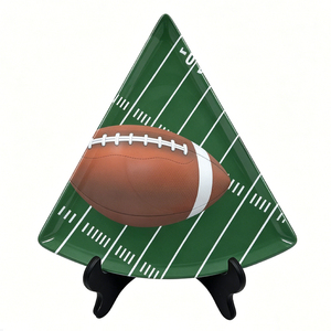 Platos de <span class=keywords><strong>Melamina</strong></span> con Diseño de Fútbol Americano para Fiestas, Barbacoas y Eventos Deportivos - Product Image 3