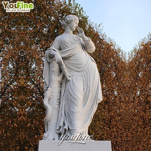 Sculpture classique de la mythologie grecque, grande taille, statue d'Athéna en marbre - Product Image 6