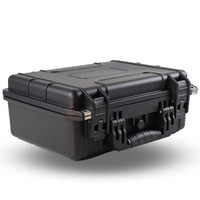 Boîtier de transport pour équipement et instruments, pour le rangement de câbles/fils, transport audio, en plastique durable, antichoc et anti-poussière