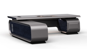 Ánh sáng cá nhân độc đáo sang trọng quý giá con công màu xanh kim loại sơn không dây sạc vân tay Khóa công nghệ không gian bàn bàn - Product Image 5