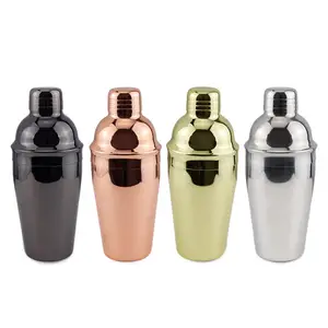 Stainless Steel Martini Shaker Bartender Shaker Metal Margarita Mixer for Mixed Drinks