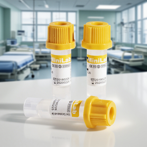 Tubes de prélèvement sanguin micro-échantillons EDTAK2 K3 à vide avec bouchon violet médical - Product Image 5