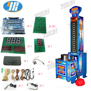 Kit de bricolaje YIRUN <span class=keywords><strong>para</strong></span> barras de <span class=keywords><strong>Club</strong></span>, martillos King que funcionan con monedas, máquina de boxeo de vídeo, juego de Arcade de alta ganancia, Material de fibra de vidrio de madera - Product Image 2