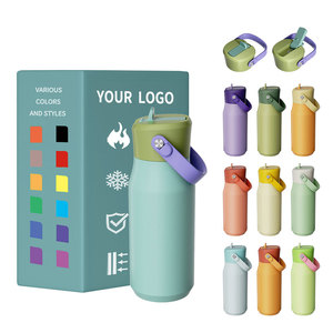Stainless Steel Insulated Water Bottle 304 With Detachable Handle Macaron Colors For Travel Outdoor Use - Product Image 1