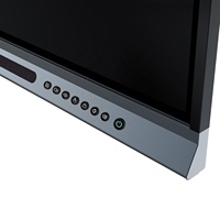 Papan Tulis Interaktif Pintar 65/75/86/98 Inci Panel LED 4K Layar All-in-One 50-Touch Kamera 96MP Sistem Operasi Android/Windows untuk Konferensi