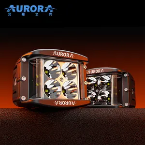 Aurora E-mark SAE Flood Spot Light Side Shooter 2 pulgadas 40W Coche Led Luz DE TRABAJO 4x4 Coche Offroad Luz DE TRABAJO