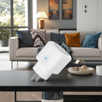 Enchufe Inteligente Cozylife OEM del Fabricante, WiFi/Zigbee/ Pantalla de <2 Pulgadas, 16A, Módulo ESP8266/ESP32, Compatible con HomeKit, Enchufe Europeo