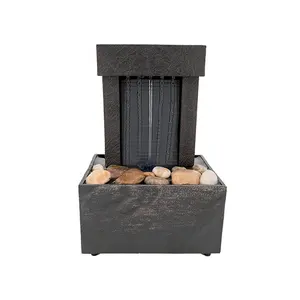 Fuente de Agua Interior para Decoración del Hogar, Funciona con Batería USB, Cascada en Miniatura para Mesa, Adorno con Cascada Fluyente - Product Image 4