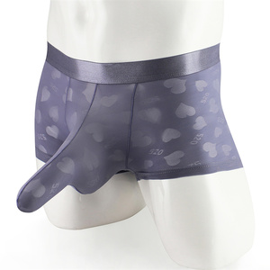 Caleçons soyeux pour hommes XXL US, jacquard, sexy, style '<span class=keywords><strong>elephant</strong></span> trunks', respirants, en nylon et élasthanne, tricotés, avec taille élastique - Product Image 4