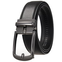 LY36-26145 Nouvelle ceinture décontractée pour homme, simple et personnalisée, boucle de ceinture en alliage de zinc, boucle automatique