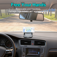 Tapis antidérapant double compartiment en PU pour tableau de bord de voiture, support de téléphone résistant à l'usure, tapis de rangement pour console centrale de voiture pour petits objets