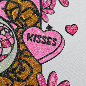 EYD logo personnalisé fer sur patchs t-shirt Chenille vinyle silicone maman fête des mères chaleur couleur presse transfert vêtements - Product Image 5