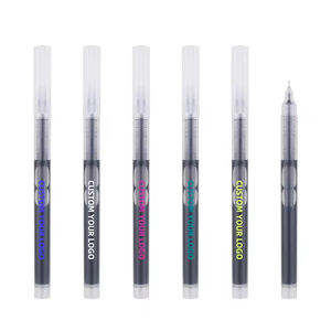 Bolígrafo de Gel de Plástico Transparente, Tinta Brillante, Tinta Negra, Líquido Directo, Gran Capacidad, Logotipo Personalizable, Ancho de Escritura de 0.5 mm - Product Image 2