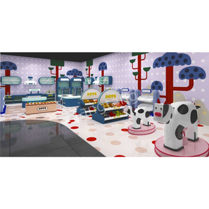 Attrezzature Personalizzate per Parco Giochi al Coperto, Mini Città Morbida con Scivolo, Piscina di Palline, Casa per Giochi di Ruolo per Bambini - Product Image 2