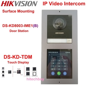 Estación <span class=keywords><strong>de</strong></span> Puerta IP Hik Original DS-KD8003-IME1(B) para Viviendas, Módulo Táctil y <span class=keywords><strong>de</strong></span> Visualización DS-KD-TDM, Videoportero IP PoE con Control <span class=keywords><strong>de</strong></span> Dos Cerraduras - Product Image 2