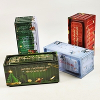 Caja de Metal Rectangular con Forma de Contenedor, Estilo Caja de Carga, Creativa, para Regalos
