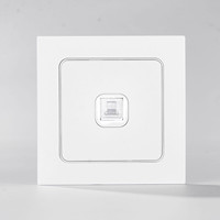 Interruptor de Pared de 3 Botones Estándar Europeo, Enchufe Eléctrico de 10A con Botón Pulsador