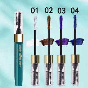 24 pezzi + 4 pezzi Freebie allungamento rapido rapido arricciatura naturale colorato piccolo verde magico vegano sopracciglio Mascara - Product Image 5