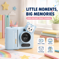 Appareil photo numérique pour enfants avec vidéo HD et double objectif, cadeau d'anniversaire pour garçons et filles de 4 à 6 ans