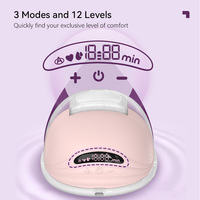 Nouvel arrivage TPH – Masseur électrique portable mains libres rechargeable Type-C, double réglage sur 12 niveaux, arrêt automatique, batterie 1000 mAh
