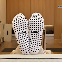 Yoga-Grip-Socken Rutschfeste Anti-Rutsch-Pilates-Socken mit Individuellem Logo Bestickt Jacquard Atmungsaktiv für Frauen