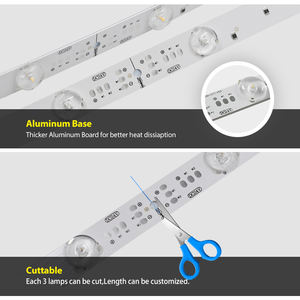 Iluminación Interior, Barra LED de 12 LED/M, IP20, Caja de Luz CCT, 3000K~5700K, Blanco Dual, Barra LED Difusa para Techo - Product Image 5