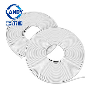 Landy <b>Pool</b> Edge Strip White PP Flexible Hose 1 Meter Set For Swimming <b>Pool</b> Installation - Product Image 2