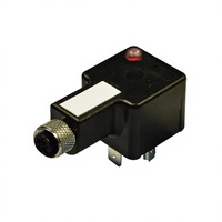 Connecteur de vanne solénoïde EB-BG1N02L01A-12FD, fiche circulaire femelle M12 à 3 broches, contrôle industriel