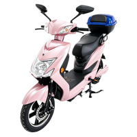 Pabrik Y4-XLY Grosir Skuter Listrik Brushless 600W 48V/60V/72V 20Ah Sepeda Motor Listrik Dewasa Ban Vakum 35km/jam E Moped