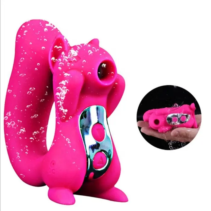 Klassische Tierspielzeuge 10 Frequenzen Eichhörnchen saugender Vibrator für weibliche Masturbation