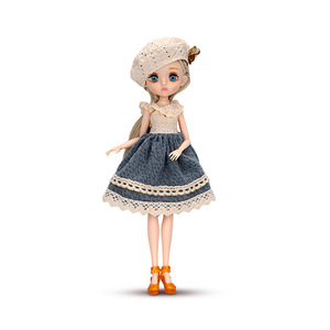 ตุ๊กตา BJD ขนาด 12 นิ้ว สำหรับเด็กผู้หญิง แบบข้อต่อ DIY หน้าตุ๊กตา 30 ซม. พร้อมชุดเดรส ของเล่นเด็กผู้หญิง ของขวัญสำหรับเด็กผู้หญิง - Product Image 4