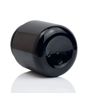 4oz 100ml 120ml 150ml Black Flower <b>Plastic</b> <b>Jar</b> UV Protection Tobacco PET Bottle with Child Proof Lid Smell Proof Herbs Packaging - Product Image 3