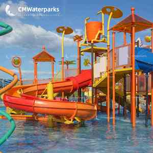 حديقة مائية ملعب تصميم فريد مرافق تسلية المياه الفيبرجلاس أكوا مخزن للأطفال - Product Image 3