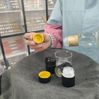 Cierre de Aluminio y Plástico ROPP Personalizado de 33*44 mm No Recargable con Vertedor de Plástico Integrado para Licores y Vodka