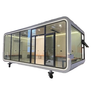 منزل كابينة أبل الفاخر والعصري، منزل حاوية نمطي، فيلا كبسولية للاستخدام الخارجي، مكتب كابينة أبل صغير، منزل مسبق الصنع - Product Image 1