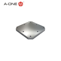 Plaque de base en fonte FC30 pour machine-outil de fraisage CNC horizontale, plaque de base carrée avec trous de grille pour un montage rapide des accessoires