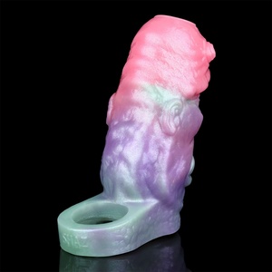 Fantasy Knot Dildo Sleeve <b>for</b> <b>Men</b> Wolf Penis Knot with Delay Ejaculation Features Penis <b>Rings</b> Product Type - Product Image 4