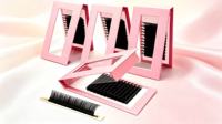 Faux cils en bande dense à rangs serrés, effet volume en vison synthétique, pour la vente au détail en cosmétiques, emballage personnalisé en gros