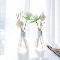50ml vide désodorisant arôme verre bouteille de parfum roseau diffuseur pot décoration de la maison bouteilles de parfum