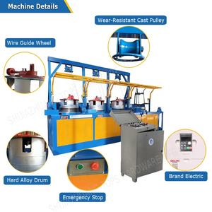 자동 고속 와이어 직경 축소 기계 탄소강 알루미늄 와이어 드로잉 머신 (철사 못, 메쉬 제작용) - Product Image 4