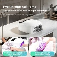 Sèche-ongles professionnel portable sans fil 48W à séchage rapide 2 en 1, lampe UV rechargeable pour usage domestique, pour vernis gel acrylique