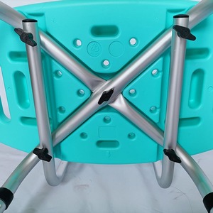 Chaise de douche en alliage d'aluminium avec dossier antidérapant, chaise de bain pour personnes âgées, femmes enceintes et handicapées - Product Image 2