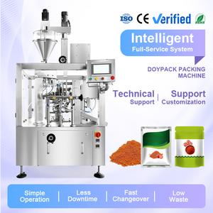 Automatic Powder <b>Stand</b> up Pouch Doypack Packing Machine Tomato Powder Filling Premade Bag Packaging Machine - Product Image 1