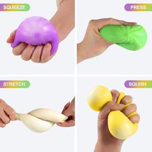 Squishy Dumpling Sensory Toys Mystery Dumpling Squishy Stress Relief Anxiety Relief Squeeze Toy Easter <b>Basket</b> Stuffers - Product Image 3