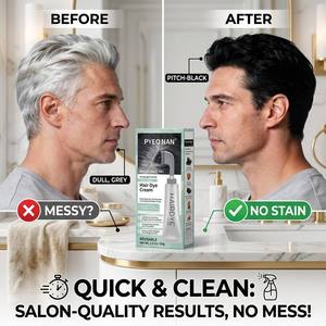 <span class=keywords><strong>Tinta</strong></span> <span class=keywords><strong>per</strong></span> <span class=keywords><strong>Capelli</strong></span> Permanente OEM, Lozione Naturale Nera, Marrone Scuro, Copertura Grigia, Senza Ammoniaca, <span class=keywords><strong>Tinta</strong></span> Nera <span class=keywords><strong>per</strong></span> Uomini, Confezioni Singole con Pettine - Product Image 4