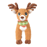 Cadeau de Noël personnalisé en usine jouets en peluche poupée wapiti affichage enfants cadeau de Noël jouets pour enfants