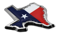 Autocollants 3D pour voiture, emblèmes de porte, d'aile latérale, de capot arrière et plaques signalétiques, édition drapeau de l'État du Texas, pour Silverado Ram