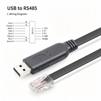 Cable de Comunicación Serial USB a RJ11 RJ12 RS232 para Conexión de Computadora a Batería de Litio